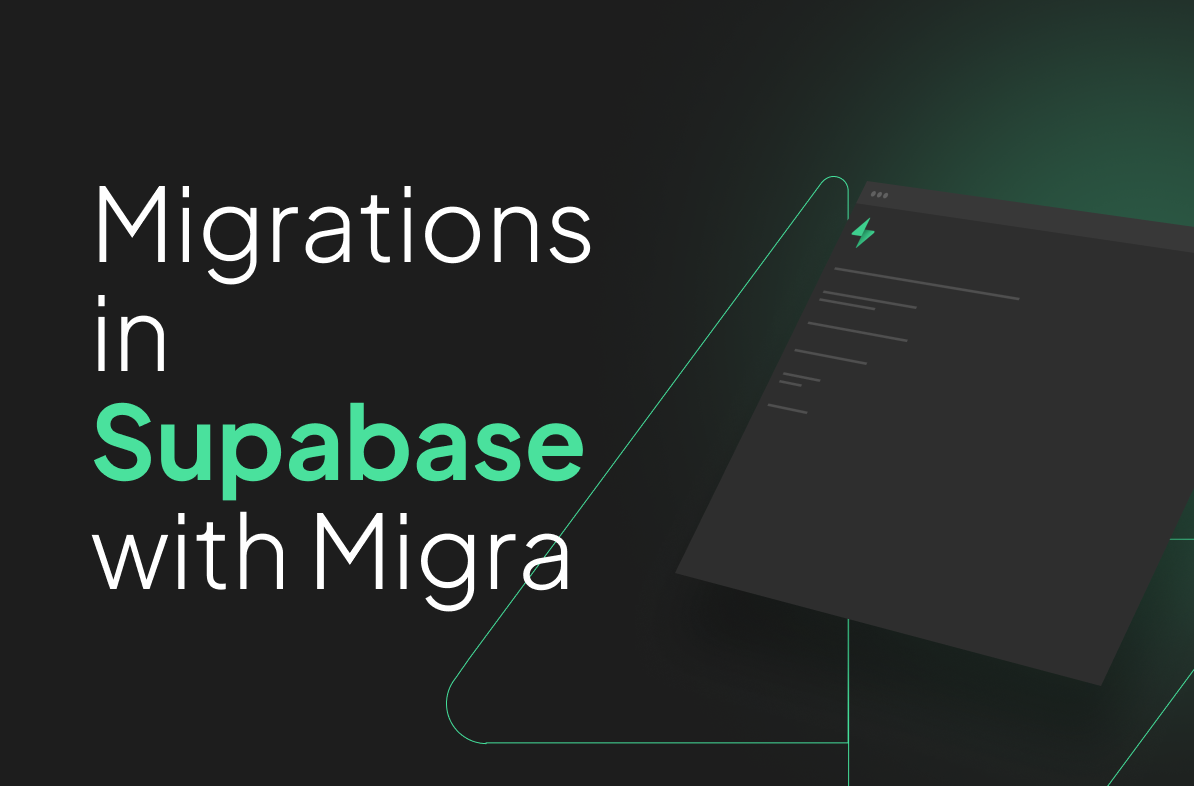 Migrations in Supabase with Migra cover image